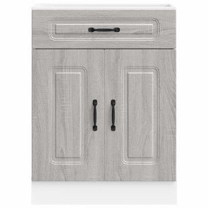vidaXL Kitchen Base Cabinet "Kalmar" Grey Sonoma Engineered Wood