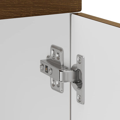 vidaXL Kitchen Base Cabinet "Kalmar" Brown Oak Engineered Wood
