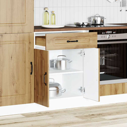 vidaXL Kitchen Base Cabinet "Kalmar" Artisan Oak Engineered Wood