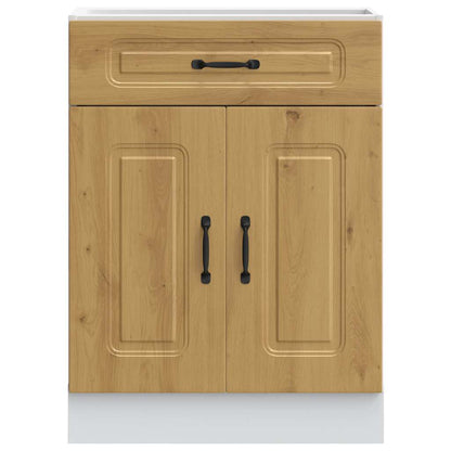 vidaXL Kitchen Base Cabinet "Kalmar" Artisan Oak Engineered Wood