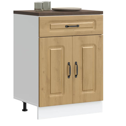 vidaXL Kitchen Base Cabinet "Kalmar" Artisan Oak Engineered Wood