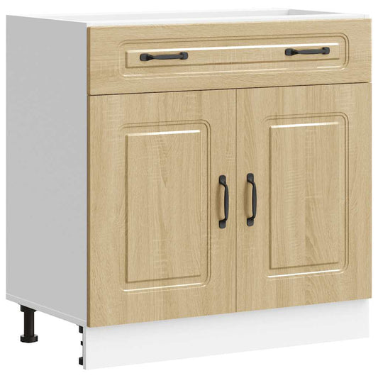 vidaXL Kitchen Base Cabinet "Kalmar" Sonoma Oak Engineered Wood