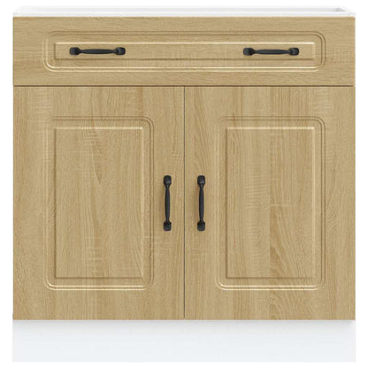 vidaXL Kitchen Base Cabinet Kalmar Sonoma Oak Engineered Wood