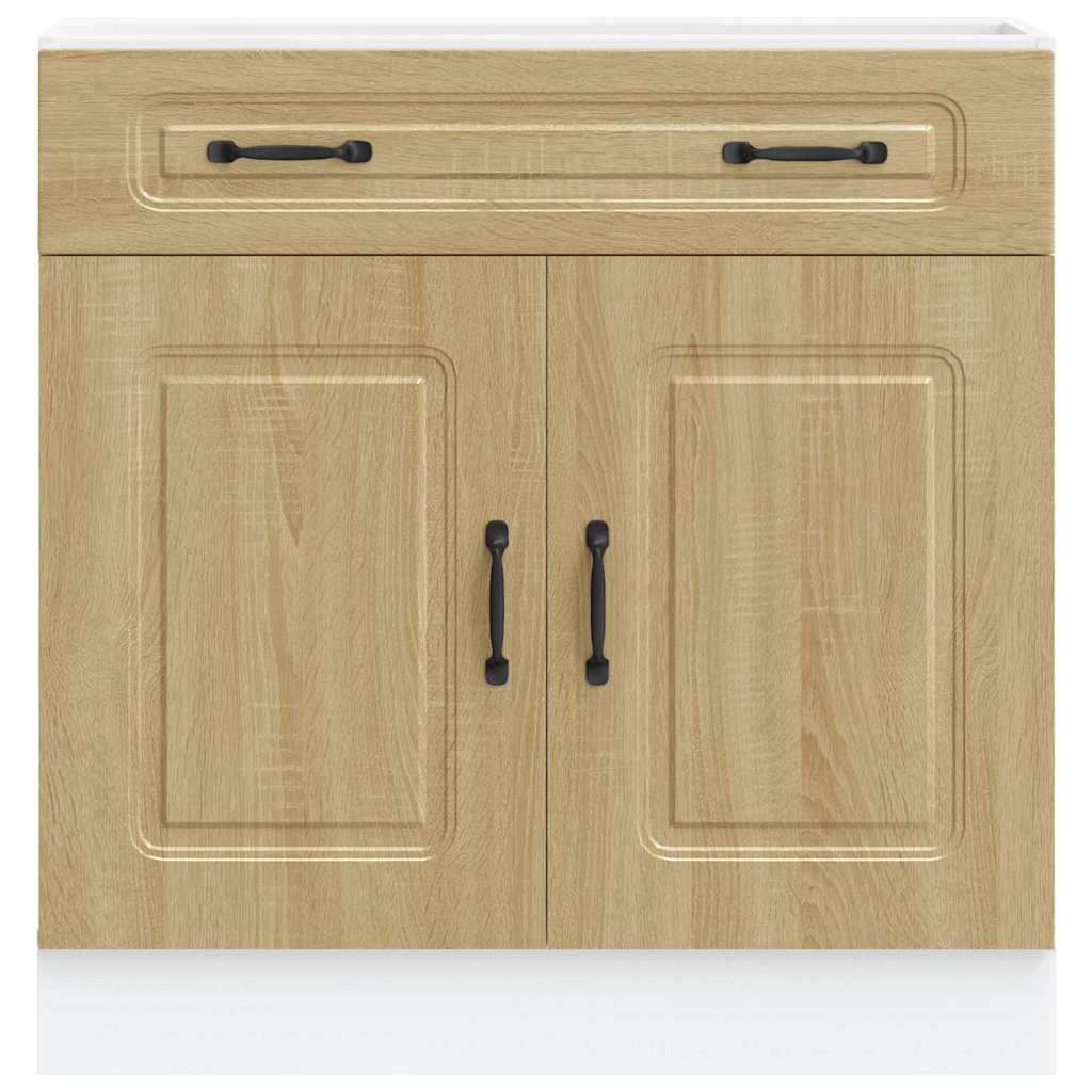 vidaXL Kitchen Base Cabinet "Kalmar" Sonoma Oak Engineered Wood