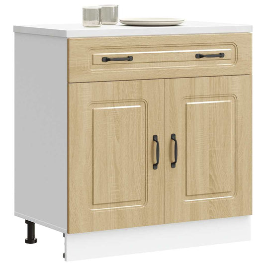 vidaXL Kitchen Base Cabinet "Kalmar" Sonoma Oak Engineered Wood
