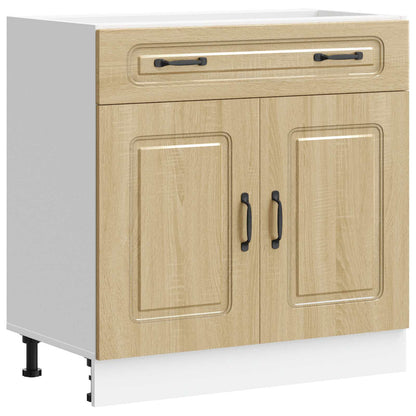 vidaXL Kitchen Base Cabinet "Kalmar" Sonoma Oak Engineered Wood