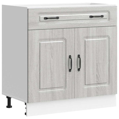 vidaXL Kitchen Base Cabinet "Kalmar" Grey Sonoma Engineered Wood