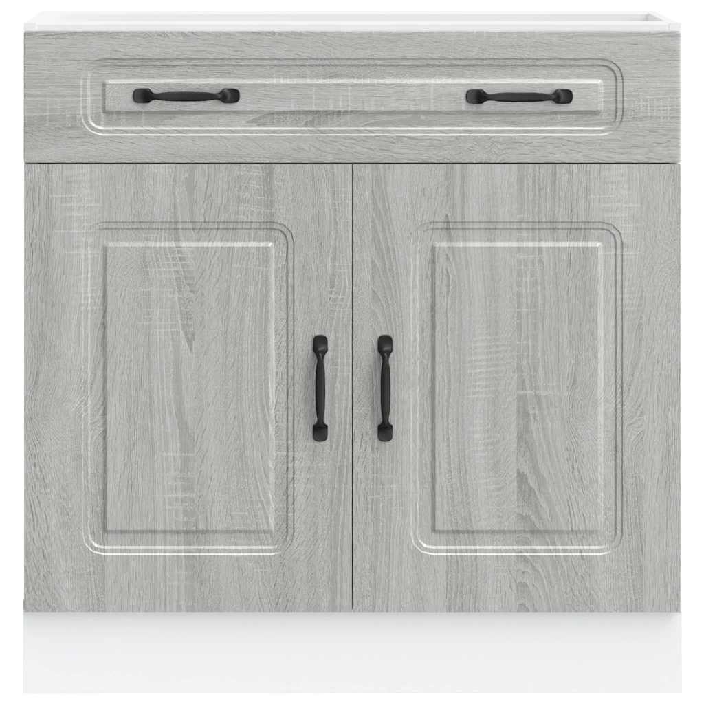 vidaXL Kitchen Base Cabinet "Kalmar" Grey Sonoma Engineered Wood