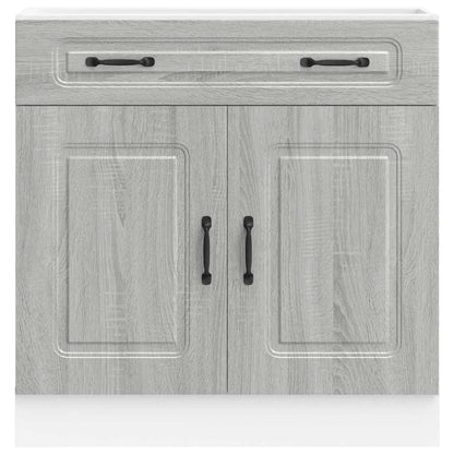 vidaXL Kitchen Base Cabinet "Kalmar" Grey Sonoma Engineered Wood