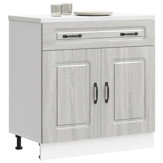vidaXL Kitchen Base Cabinet "Kalmar" Grey Sonoma Engineered Wood