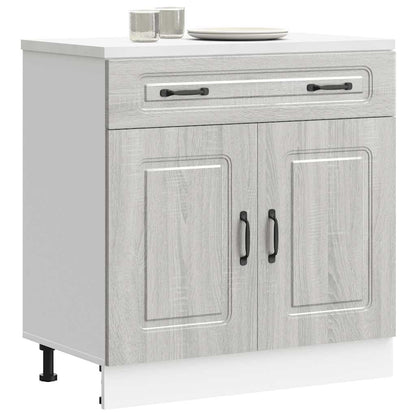 vidaXL Kitchen Base Cabinet "Kalmar" Grey Sonoma Engineered Wood