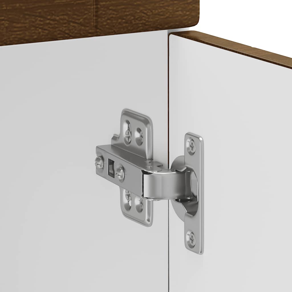 vidaXL Kitchen Base Cabinet "Kalmar" Brown Oak Engineered Wood