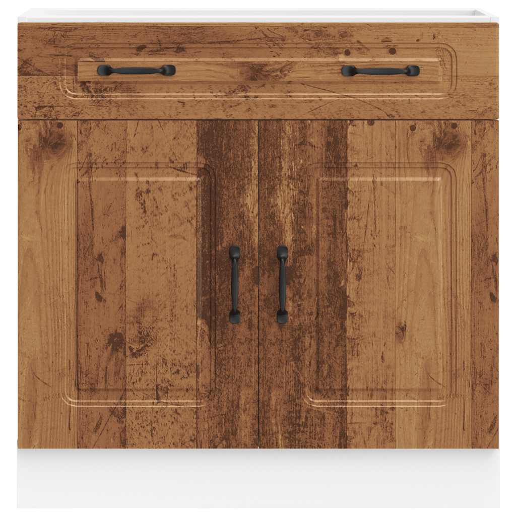 vidaXL Kitchen Base Cabinet Kalmar Old Wood Engineered Wood