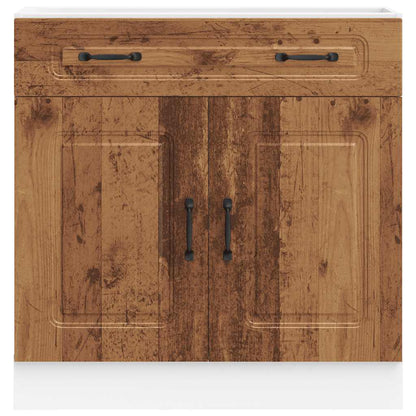 vidaXL Kitchen Base Cabinet Kalmar Old Wood Engineered Wood
