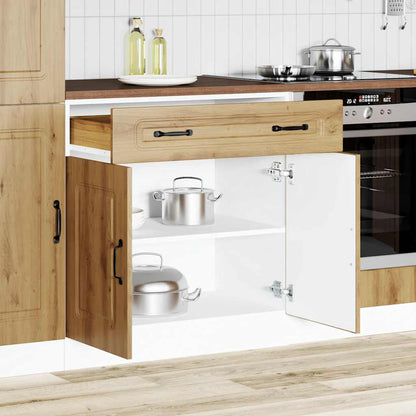 vidaXL Kitchen Base Cabinet "Kalmar" Artisan Oak Engineered Wood