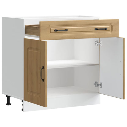 vidaXL Kitchen Base Cabinet "Kalmar" Artisan Oak Engineered Wood