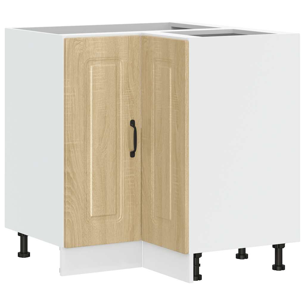 vidaXL Kitchen Corner Base Cabinet "Kalmar" Sonoma Oak Engineered Wood