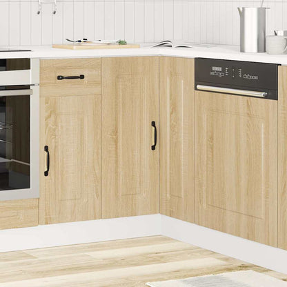 vidaXL Kitchen Corner Base Cabinet "Kalmar" Sonoma Oak Engineered Wood