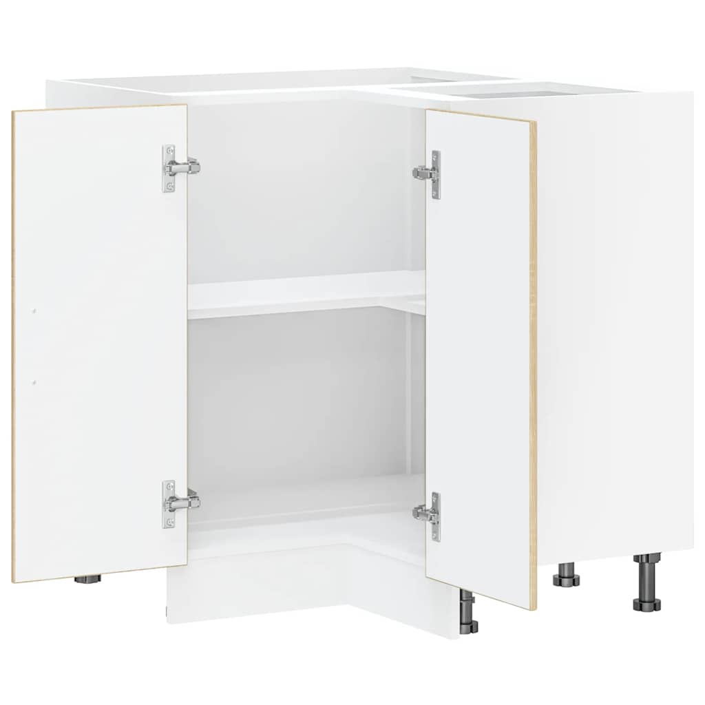 vidaXL Kitchen Corner Base Cabinet "Kalmar" Sonoma Oak Engineered Wood