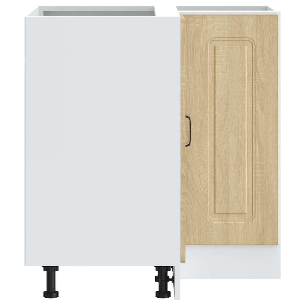 vidaXL Kitchen Corner Base Cabinet "Kalmar" Sonoma Oak Engineered Wood
