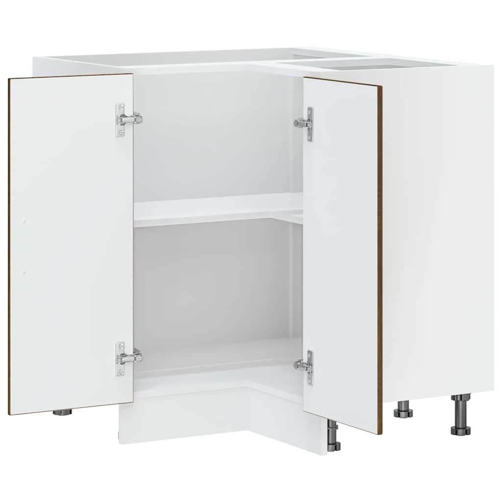 vidaXL Kitchen Corner Base Cabinet "Kalmar" Brown Oak Engineered Wood