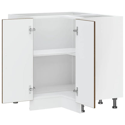 vidaXL Kitchen Corner Base Cabinet "Kalmar" Brown Oak Engineered Wood