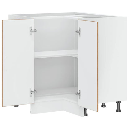 vidaXL Kitchen Corner Base Cabinet "Kalmar" Old Wood Engineered Wood