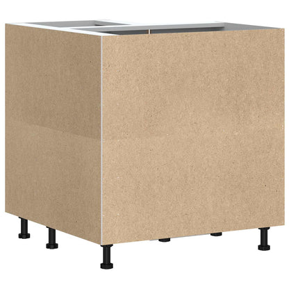 vidaXL Kitchen Corner Base Cabinet "Kalmar" Old Wood Engineered Wood