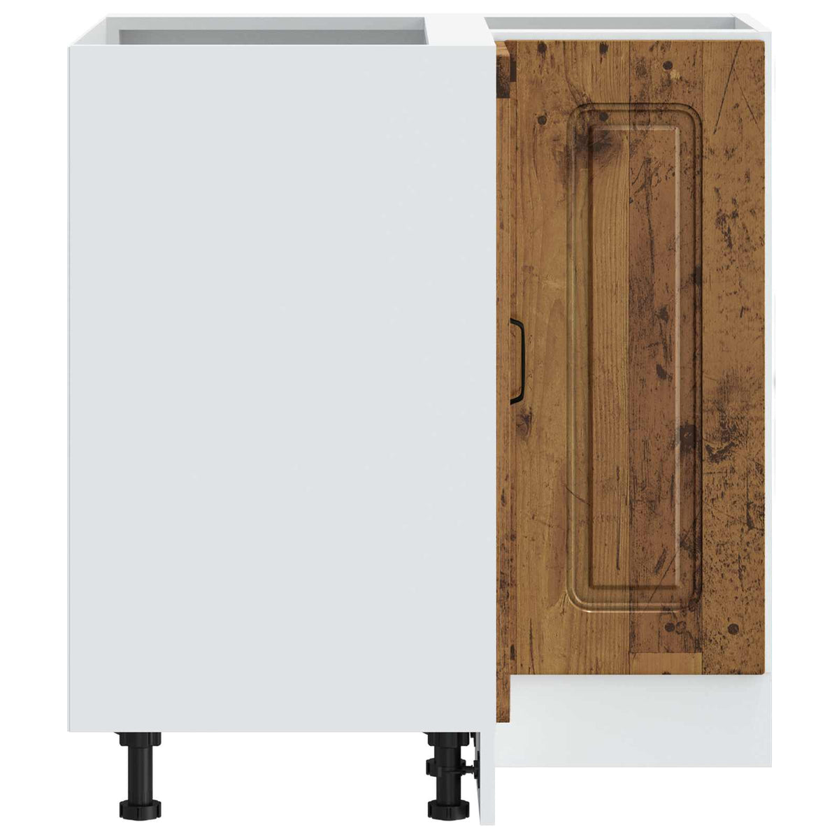 vidaXL Kitchen Corner Base Cabinet "Kalmar" Old Wood Engineered Wood