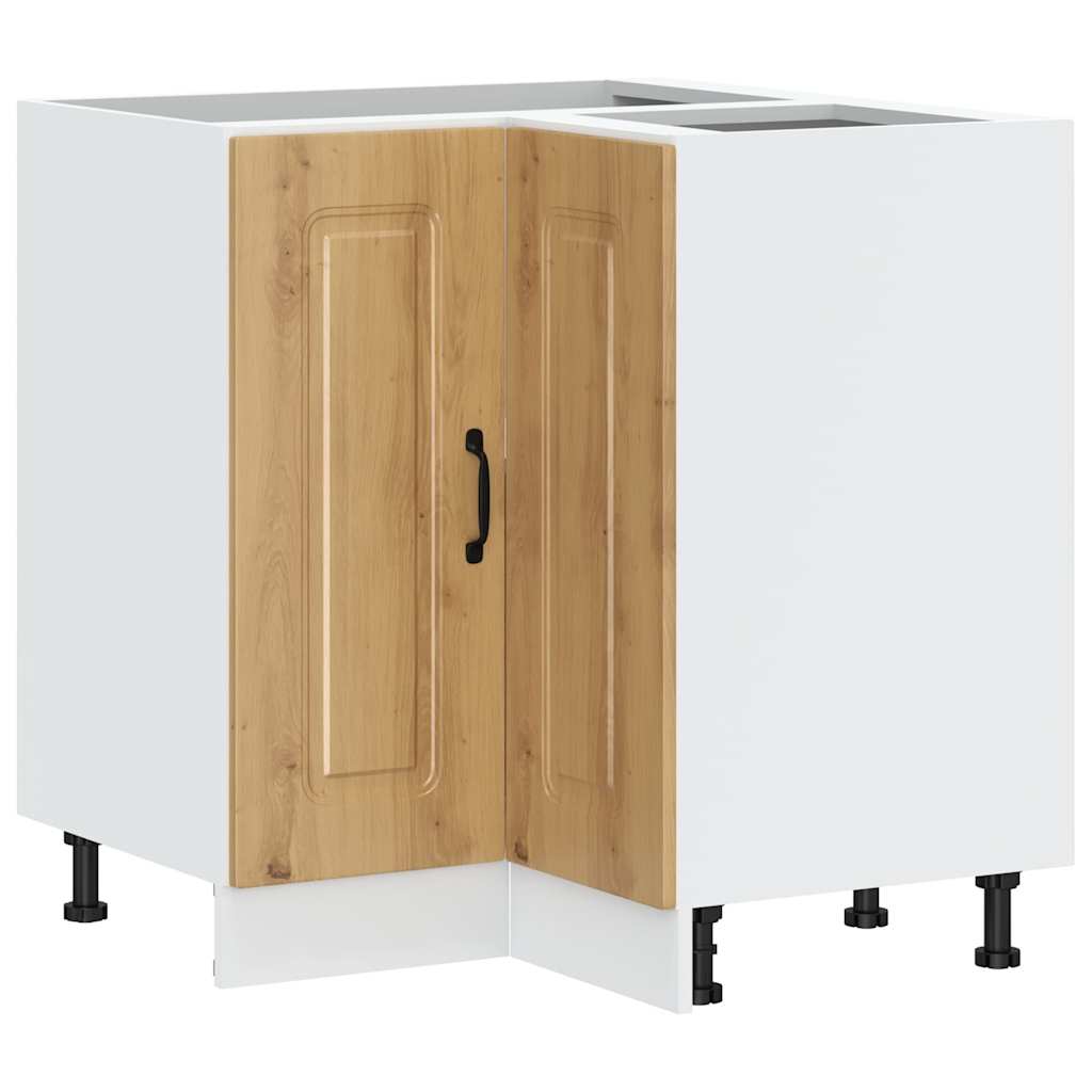 vidaXL Kitchen Corner Base Cabinet Kalmar Artisan Oak Engineered Wood