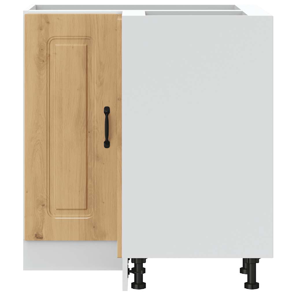 vidaXL Kitchen Corner Base Cabinet Kalmar Artisan Oak Engineered Wood