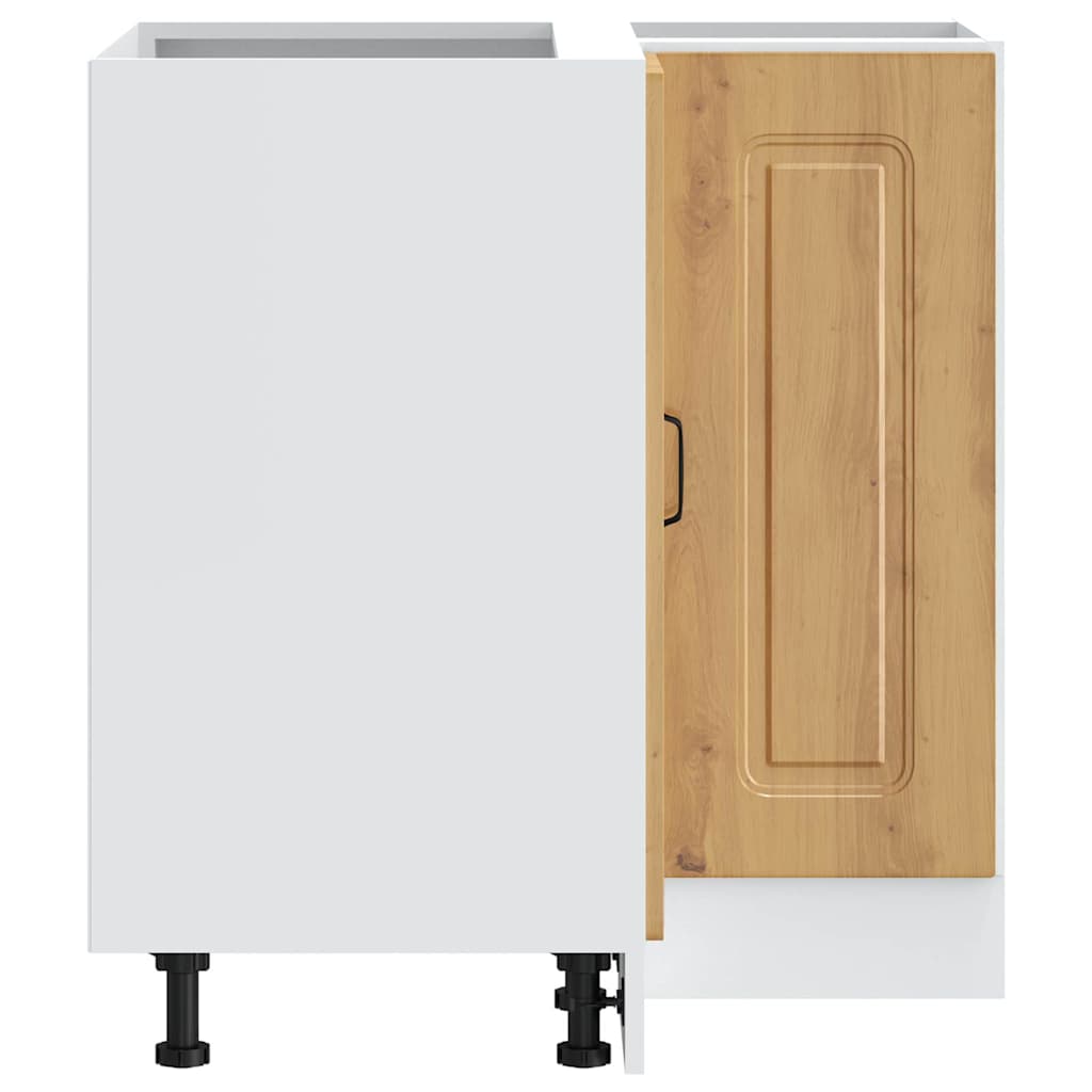 vidaXL Kitchen Corner Base Cabinet Kalmar Artisan Oak Engineered Wood