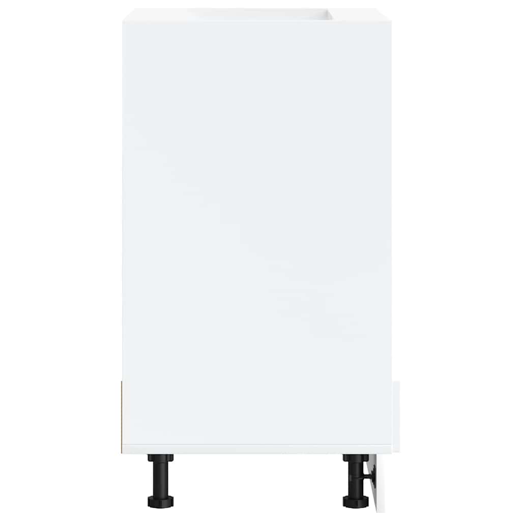 vidaXL Oven Cabinet "Kalmar" White Engineered Wood
