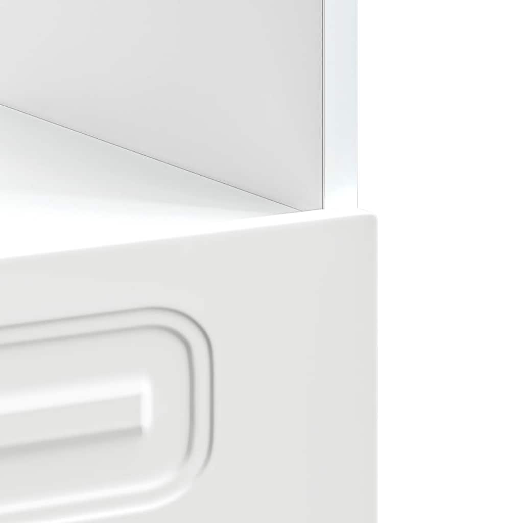 vidaXL Oven Cabinet "Kalmar" White Engineered Wood