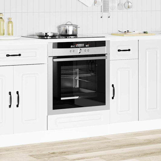 vidaXL Oven Cabinet "Kalmar" White Engineered Wood