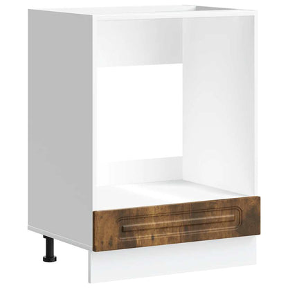 vidaXL Oven Cabinet "Kalmar" Smoked Oak Engineered Wood