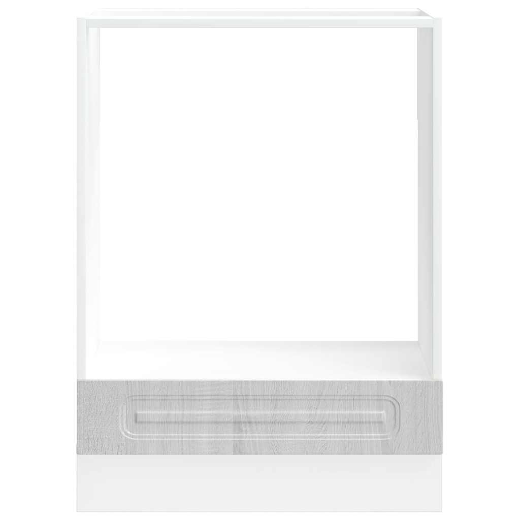 vidaXL Oven Cabinet "Kalmar" Grey Sonoma Engineered Wood