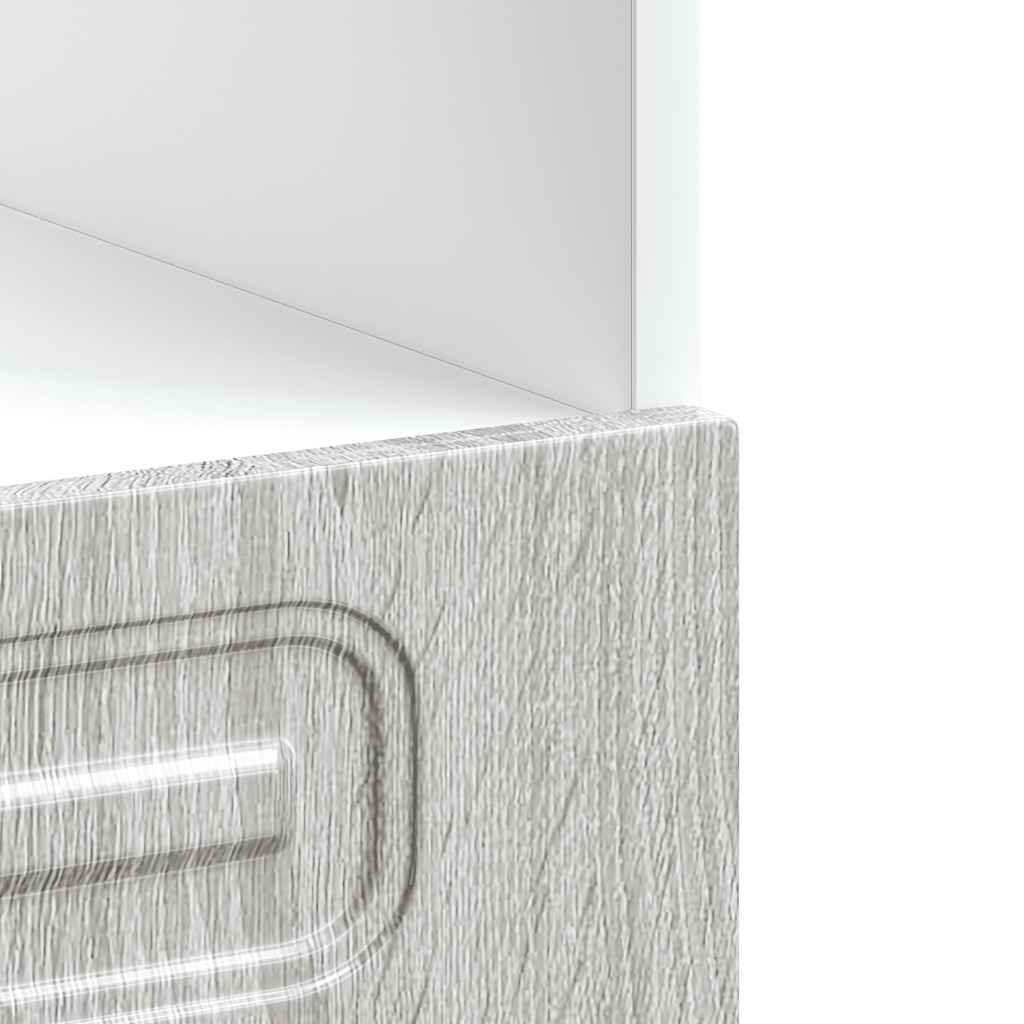 vidaXL Oven Cabinet "Kalmar" Grey Sonoma Engineered Wood