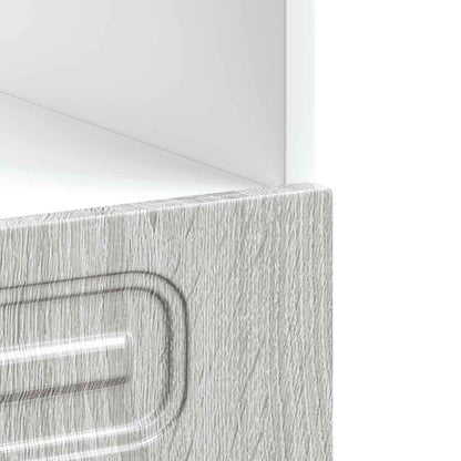 vidaXL Oven Cabinet "Kalmar" Grey Sonoma Engineered Wood