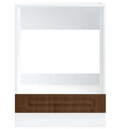 vidaXL Oven Cabinet "Kalmar" Brown Oak Engineered Wood