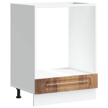 vidaXL Oven Cabinet "Kalmar" Old Wood Engineered Wood