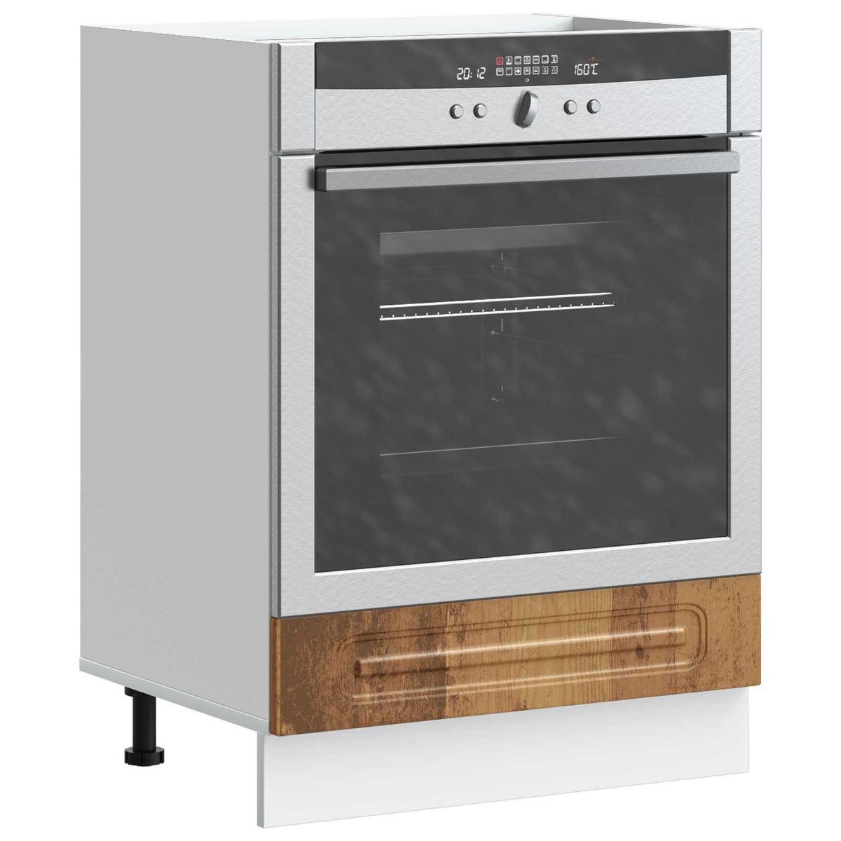 vidaXL Oven Cabinet "Kalmar" Old Wood Engineered Wood