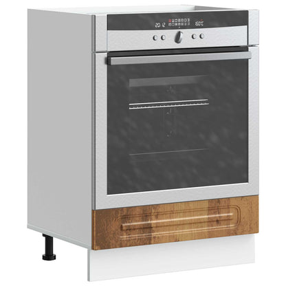 vidaXL Oven Cabinet "Kalmar" Old Wood Engineered Wood