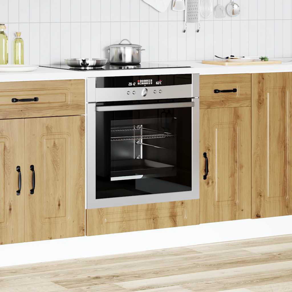 vidaXL Oven Cabinet "Kalmar" Artisan Oak Engineered Wood