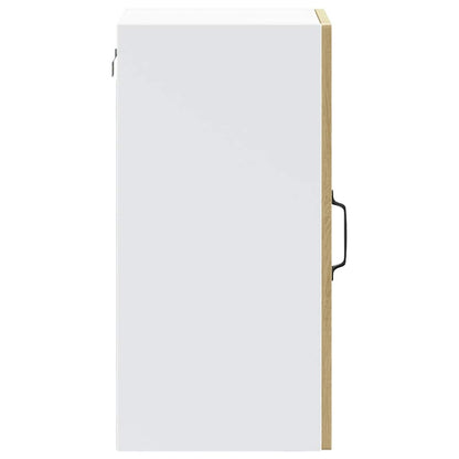 vidaXL Kitchen Wall Cabinet with Glass Door "Kalmar" Sonoma Oak Engineered Wood