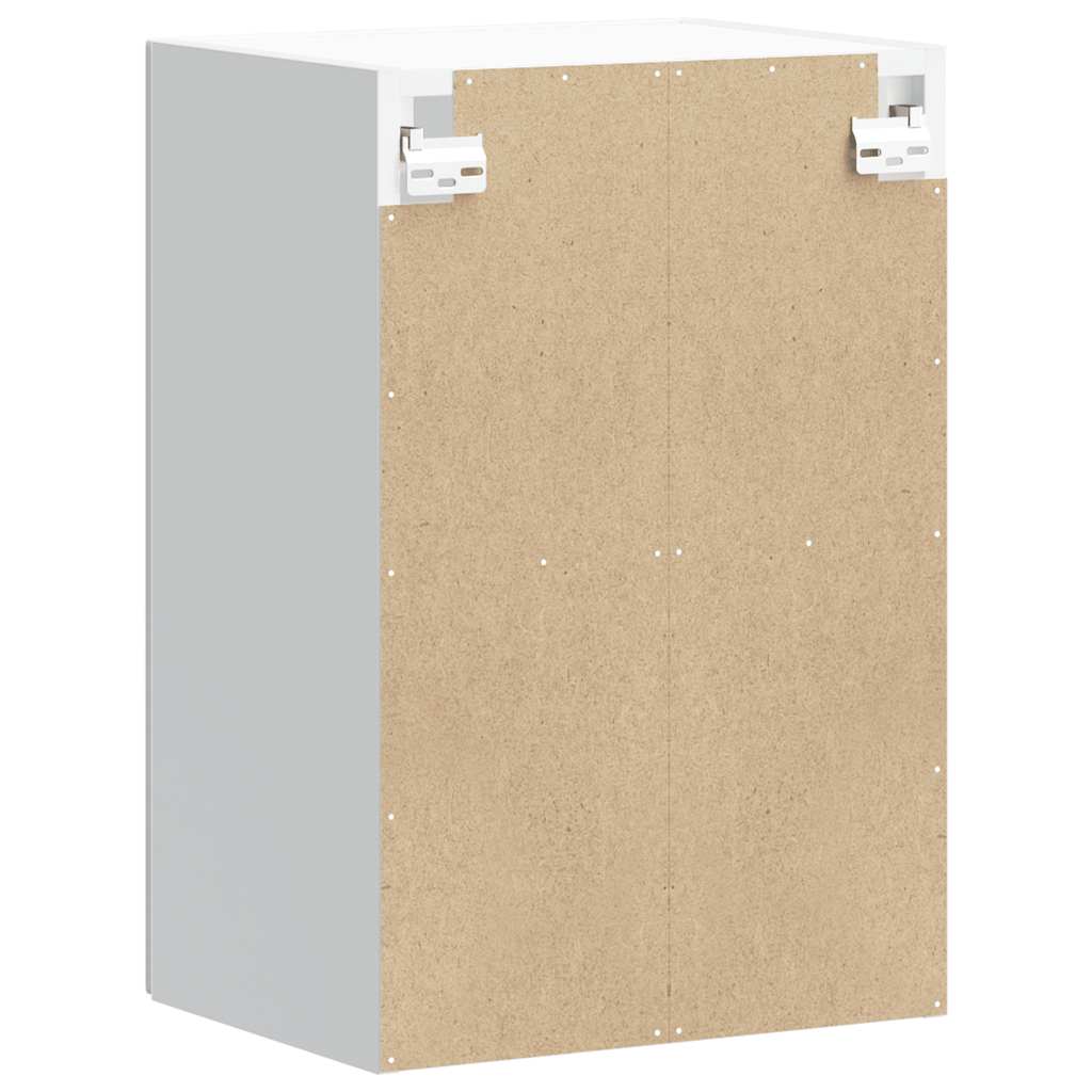 vidaXL Kitchen Wall Cabinet with Glass Door Kalmar Concrete Grey Engineered Wood