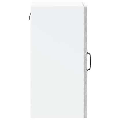 vidaXL Kitchen Wall Cabinet with Glass Door Kalmar Grey Sonoma Engineered Wood