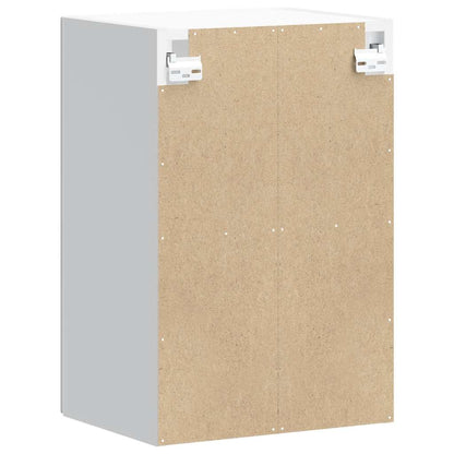 vidaXL Kitchen Wall Cabinet with Glass Door Kalmar Grey Sonoma Engineered Wood