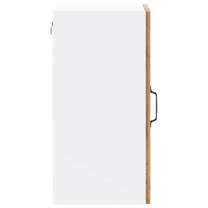 vidaXL Kitchen Wall Cabinet with Glass Door Kalmar Old Wood Engineered Wood