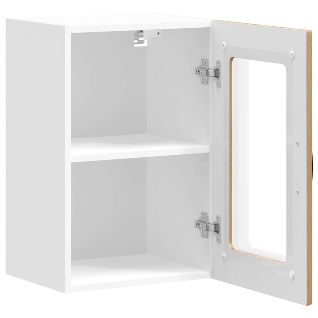 vidaXL Kitchen Wall Cabinet with Glass Door "Kalmar" Artisan Oak Engineered Wood
